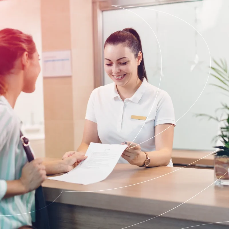 Recepção em Clínica e Laboratório